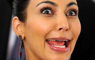 kim-funny-face